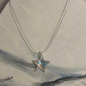 Swarovski crystal star pendant necklace